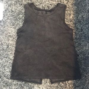Oiselle microfiber black tank